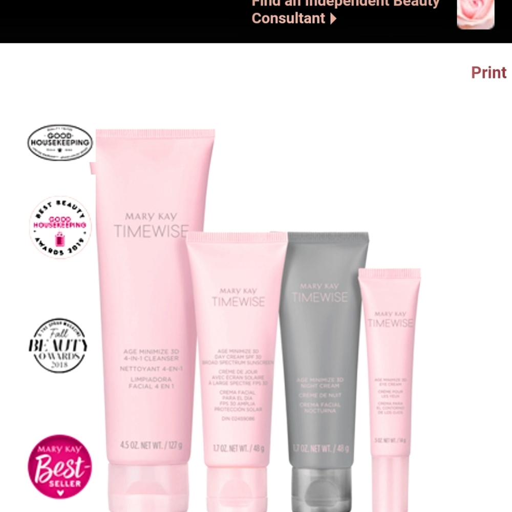 Mary Kay time wise 3d miracle set for combination